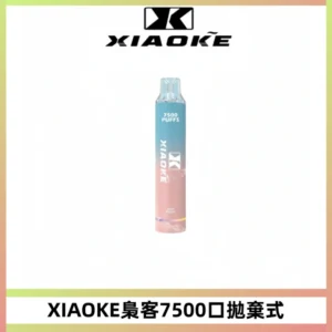 XIAOKE梟客7500Puffs跑馬燈拋棄式電子煙 可發光一次性